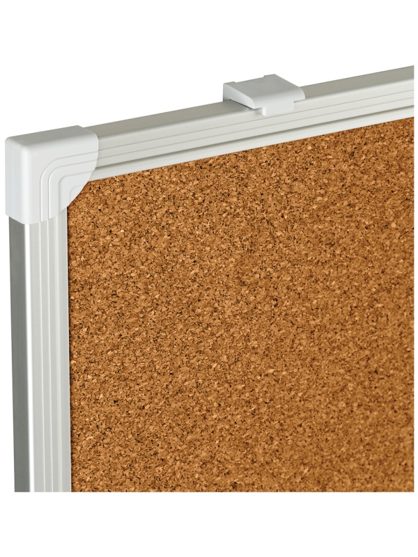 УЦЕНКА-Доска пробковая OfficeSpace, 100*150см, алюминиевая рамка