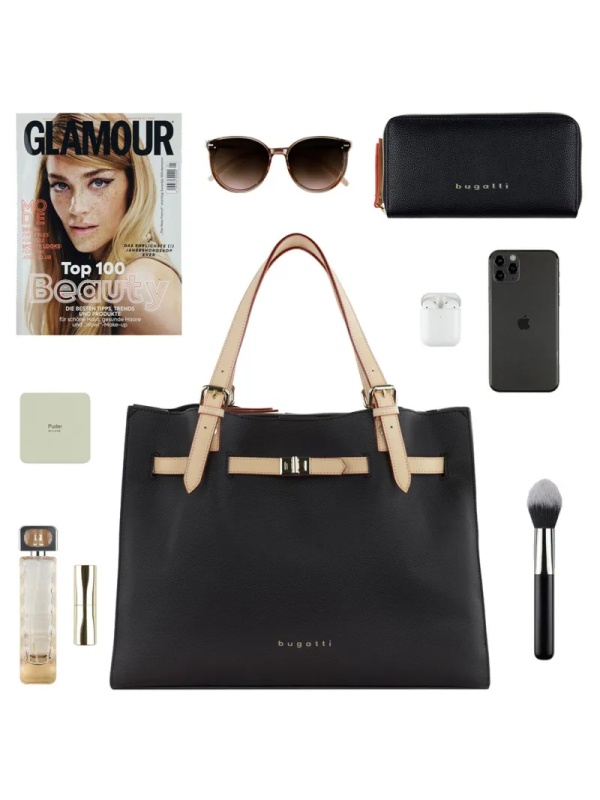 Сумка наплечн жен BUGATTI Ella,темн-коричн,полиуретан,37,5х13,5х28,49663902