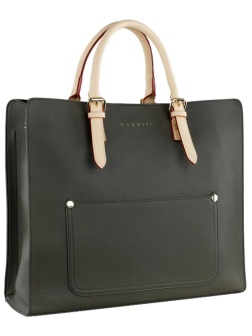 Сумка для покупок шоппер BUGATTI Ella,оливковая,полиурет,37х12х31,49664084