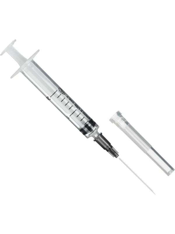 Шприц 3-комп. однораз. 2мл игла 22G (0,7x32) Clinical Program 100шт/уп