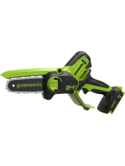 Пила цепная аккумуляторная мини Greenworks 24V, б/щ, без АКБ и ЗУ 2008707