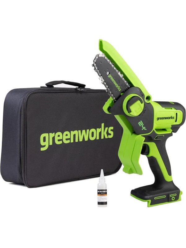 Пила цепная аккумуляторная мини Greenworks 24V, б/щ, без АКБ и ЗУ 2008707