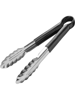 Щипцы с черными ручками «Проотель» - 24 см.