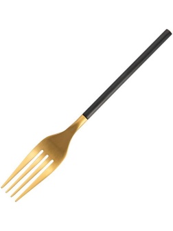 Столовая вилка «Дистрикт Блэк Голд Мэтт» - 20 см.