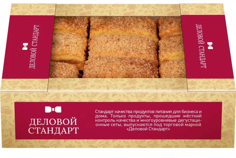 Печенье сдобное Деловой Стандарт с яблоком и корицей, 500г