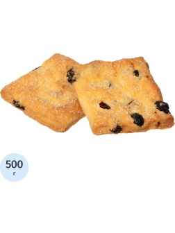 Печенье сдобное Деловой Стандарт с изюмом, 500г