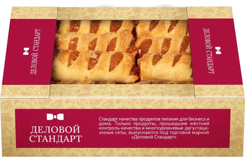 Печенье слоеное Деловой Стандарт с абрикосом, 500г