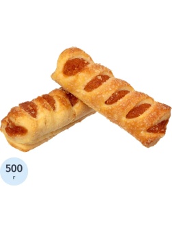 Печенье слоеное Деловой Стандарт с абрикосом, 500г