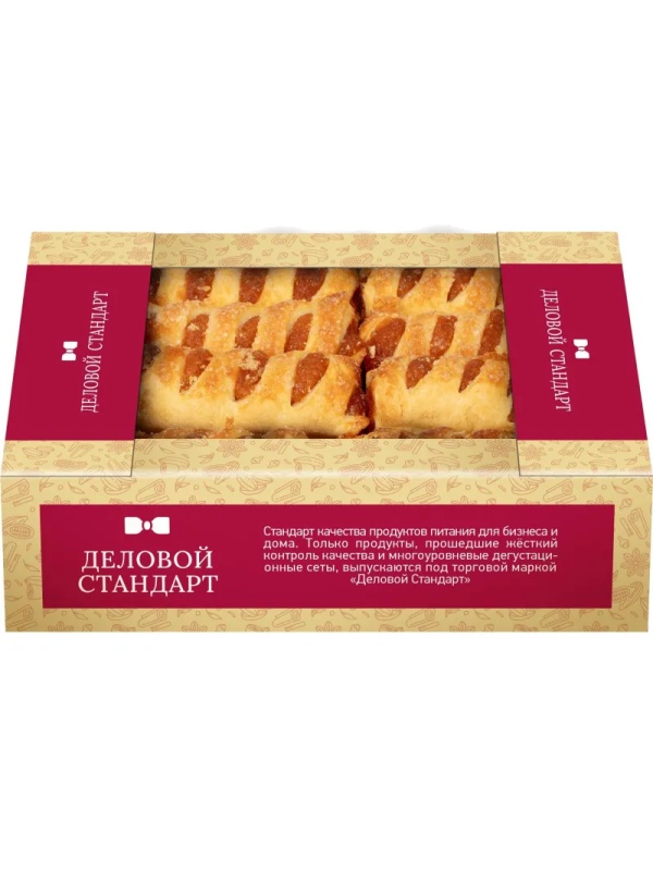 Печенье слоеное Деловой Стандарт с абрикосом, 500г