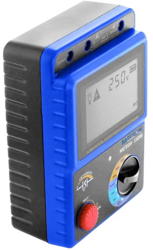 Мегаомметр измеритель сопротивления изоляции МЕГЕОН 13200 с поверкой