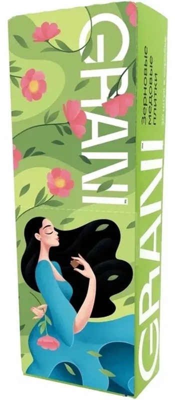 Зерновые плитки медовые GRANI ассорти 7гx30шт/уп 880690/880744