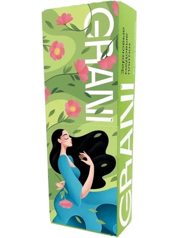 Зерновые плитки медовые GRANI ассорти 7гx30шт/уп 880690/880744