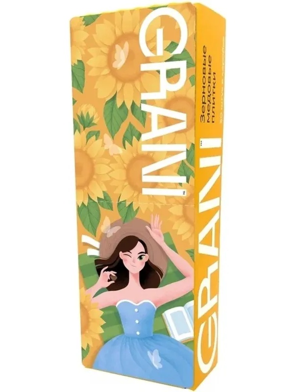 Зерновые плитки медовые GRANI ассорти 7гx30шт/уп 880690/880744