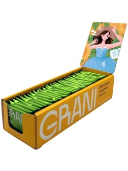 Зерновые плитки медовые GRANI с мятой GRANI 7гx30шт/уп 880713/880768