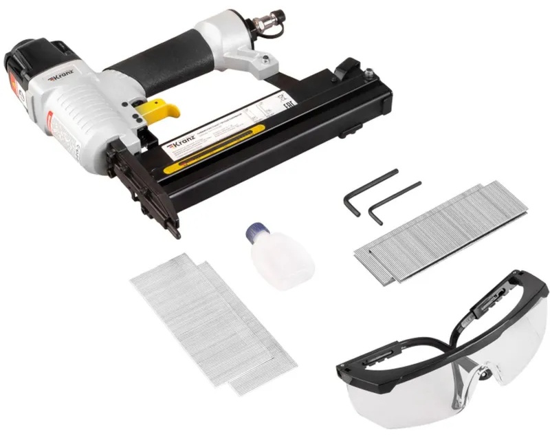 Пистолет пневматический гвоздезабивной (нейлер) 2в1 N50/S40 (KR-16-1610)