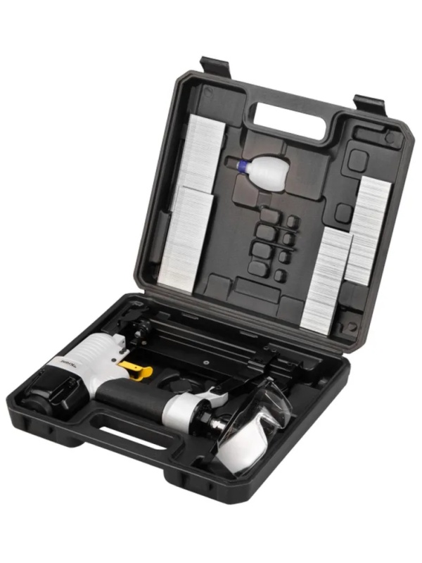 Пистолет пневматический гвоздезабивной (нейлер) 2в1 N50/S40 (KR-16-1610)