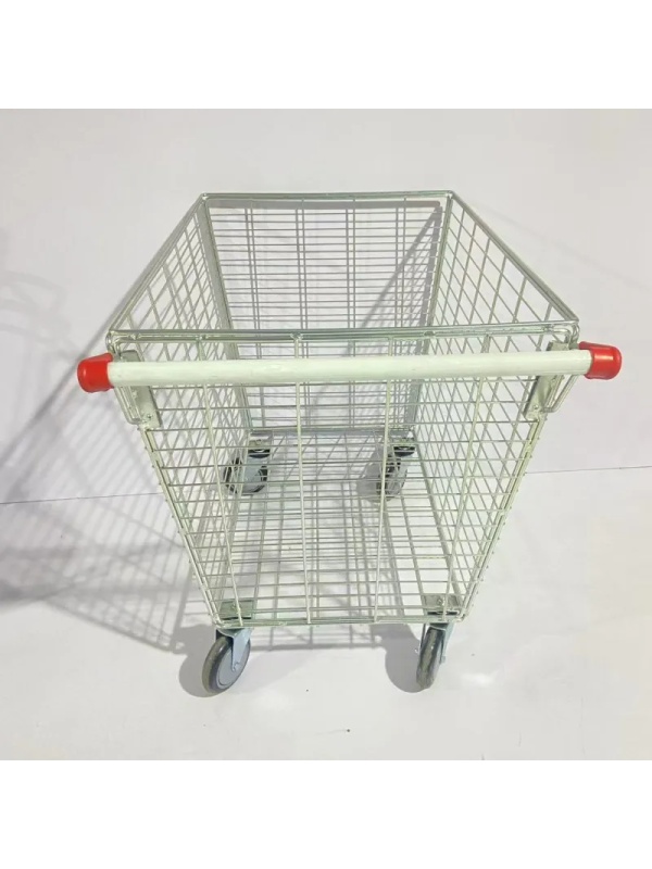 Тележка - корзина покупательская SM_CD3 СБРЦЗП красный пластик 300 л