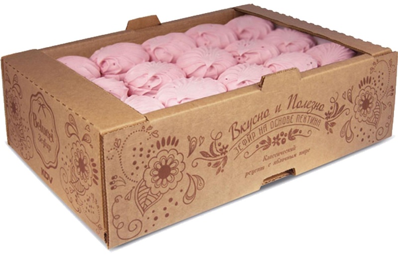 Зефир с малиной, 1кг/уп, ЯЗ106