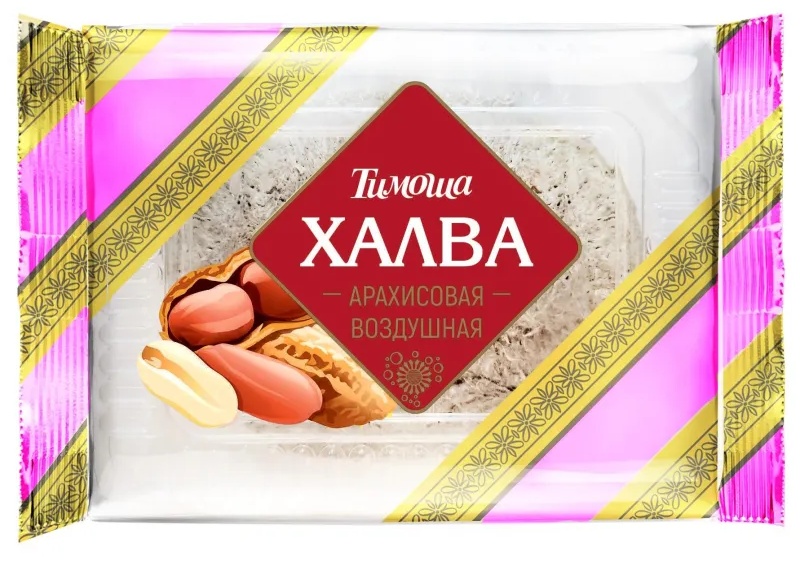 Халва Тимоша арахисовая воздушная, 200г