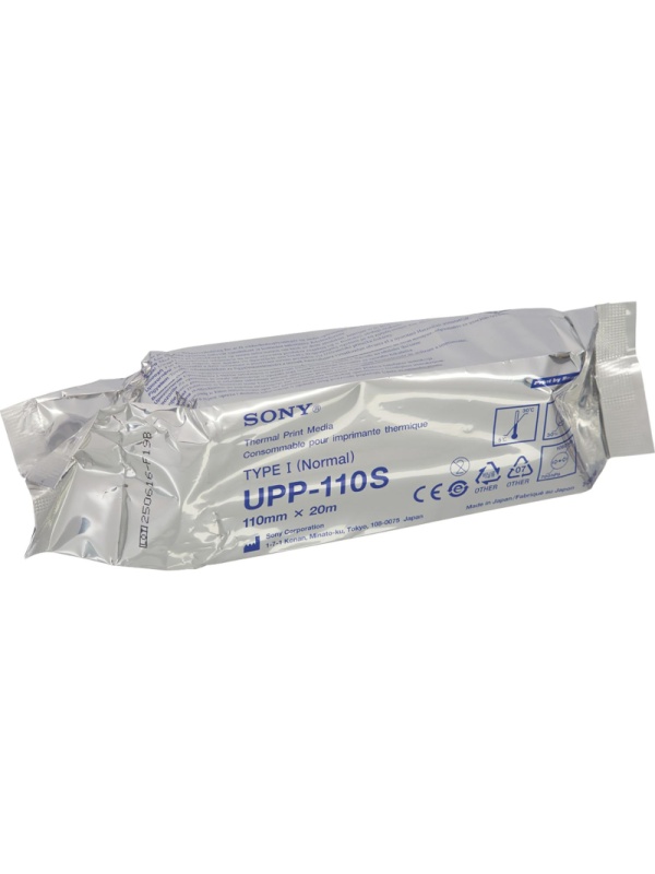 Бумага для УЗИ UPP-110S SONY 110х20, 10 шт/уп (Orig)