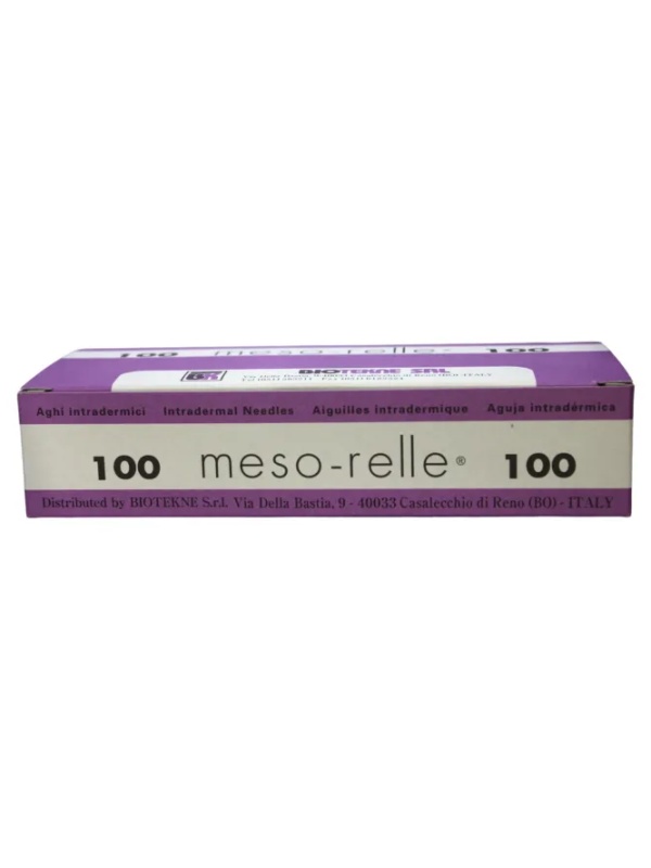 Игла для мезотерапии 27G (0,4x12мм) Meso-relle 100шт/уп