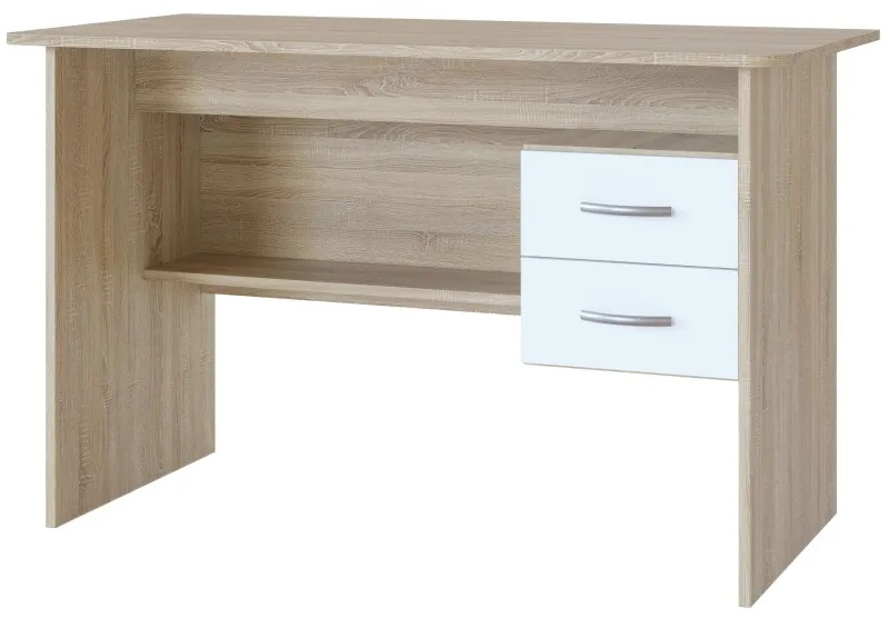 Стол компьютерный Сокол_Стол письменный СПм-07.1  Дуб сонома/белый