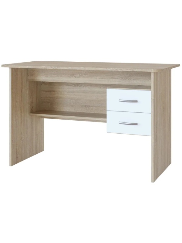 Стол компьютерный Сокол_Стол письменный СПм-07.1  Дуб сонома/белый