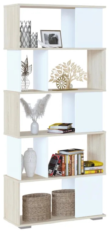 Стеллаж Сокол СТ-12  Дуб сонома/белый