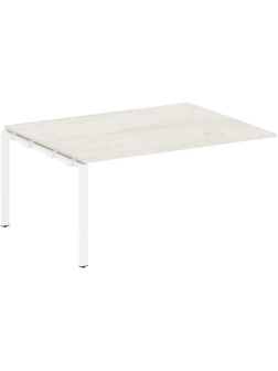 Элемент стола Metal Sys.St пер П-обр м/к БП.ППРГ-4 1600x1235x750 Дуб Н./Бел