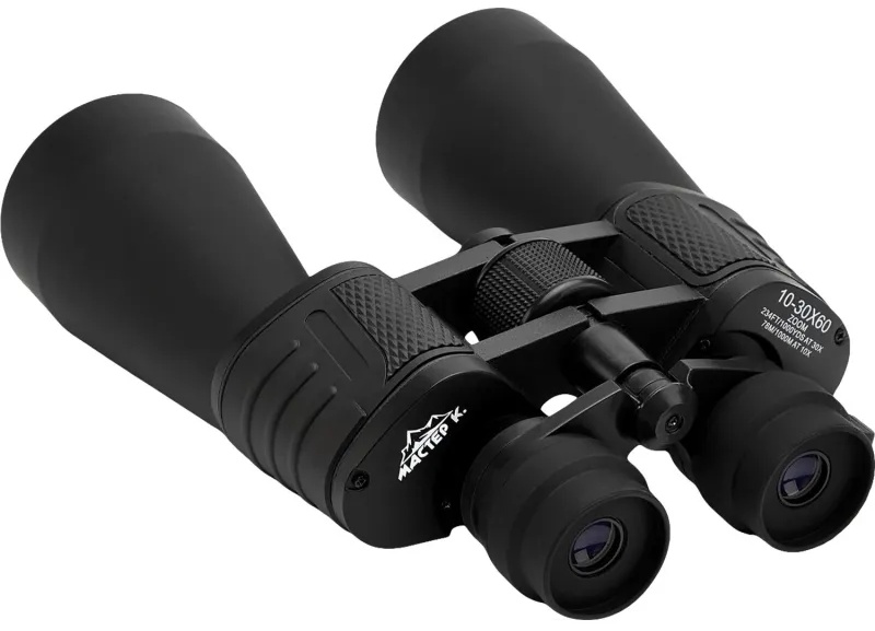 Бинокль 10-30х60, Командир, с регул зумом 10-30,черн, линзы рубин 4387636