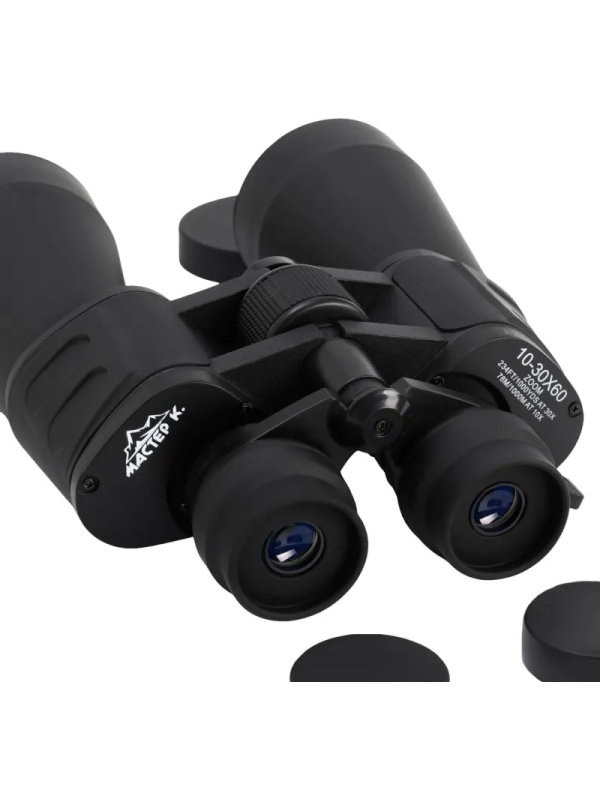 Бинокль 10-30х60, Командир, с регул зумом 10-30,черн, линзы рубин 4387636