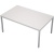 Стол Avance для переговоров 6МП.002 1200х1000х750 белый/алюминий матовый
