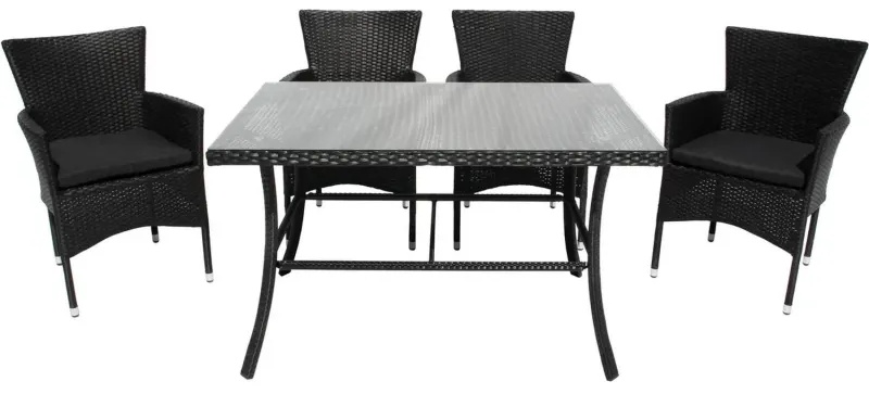 Набор мебели BELK_ Аскер GS015/GS017 черный, серый Garden story