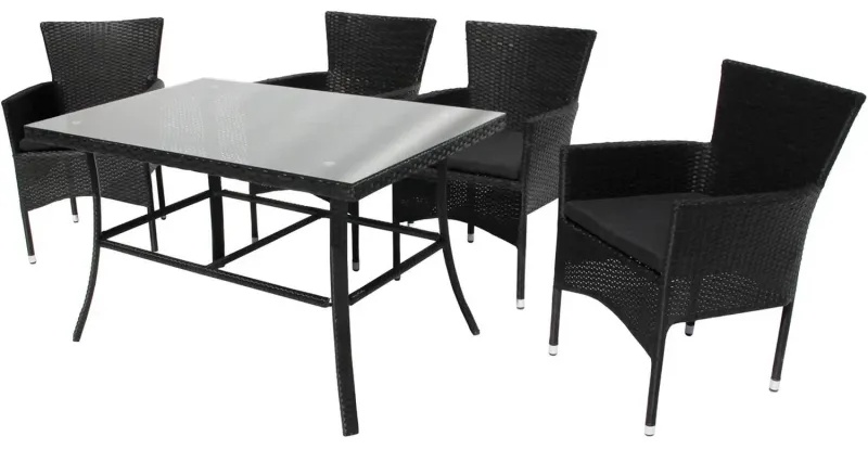 Набор мебели BELK_ Аскер GS015/GS017 черный, серый Garden story