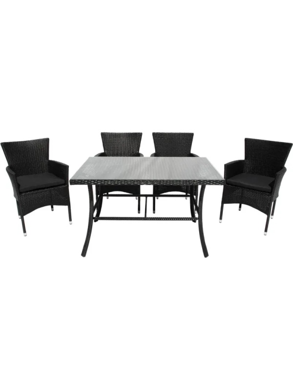 Набор мебели BELK_ Аскер GS015/GS017 черный, серый Garden story