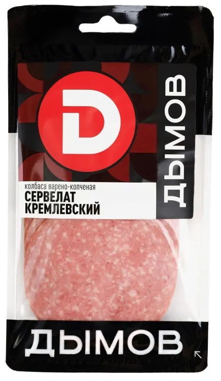 Колбаса Сервелат Кремлевский , в/к, нарезка, 110 г Дымов