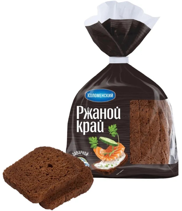 Хлеб Ржаной Край  заварной 300   гр. Колом (168)