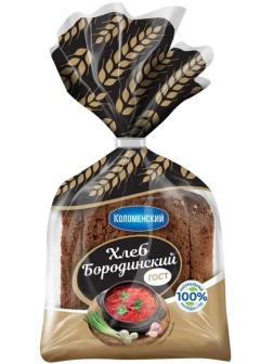 Хлеб Бородинский в нарезке 400гр.   Колом (275)