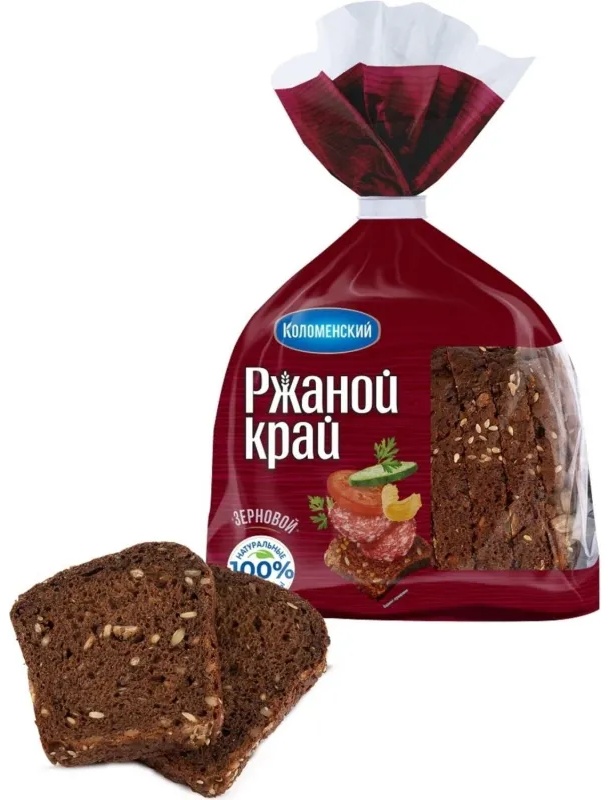 Хлеб Зерновой Ржаной Край 300 гр.   Колом (832)
