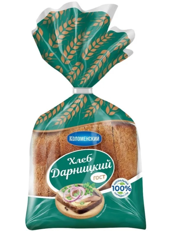 Хлеб Дарницкий половинка в нарезке   0,35 гр Колом (1727)