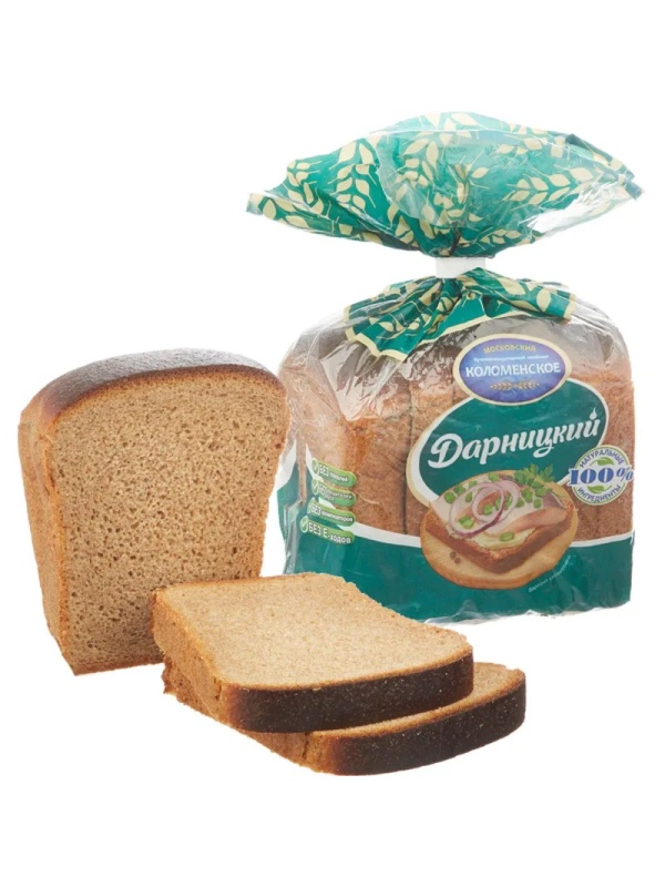 Хлеб Дарницкий половинка в нарезке   0,35 гр Колом (1727)