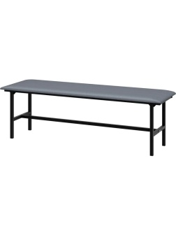 Банкетка UD_Берта БМ-4 1500 каркас-черн к/з К-28 серый