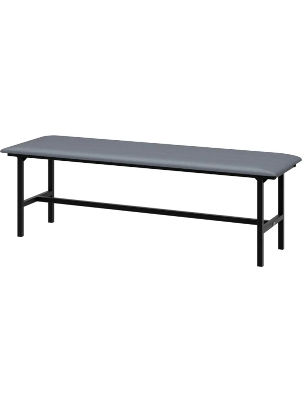 Банкетка UD_Берта БМ-4 1500 каркас-черн к/з К-28 серый