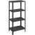 Этажерка М_VIKEA 4-х ярусная, черный