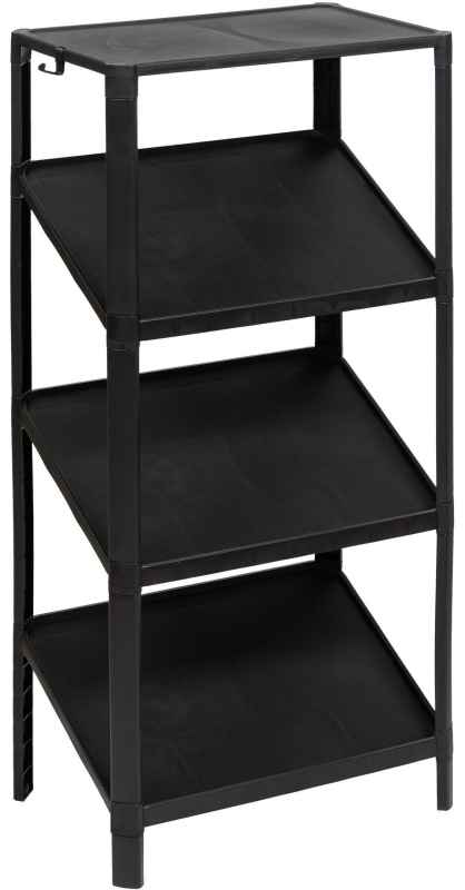 Этажерка М_для обуви VIKEA compact 4-х ярусная, черный