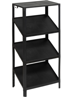 Этажерка М_для обуви VIKEA compact 4-х ярусная, черный