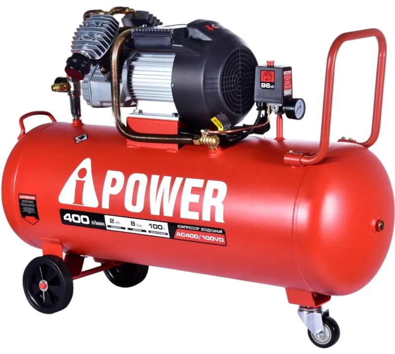 Компрессор поршневой масляный A-iPower AC400/100VD (50106)