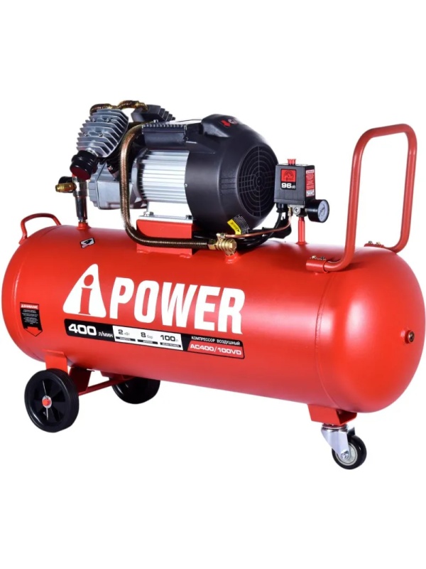 Компрессор поршневой масляный A-iPower AC400/100VD (50106)
