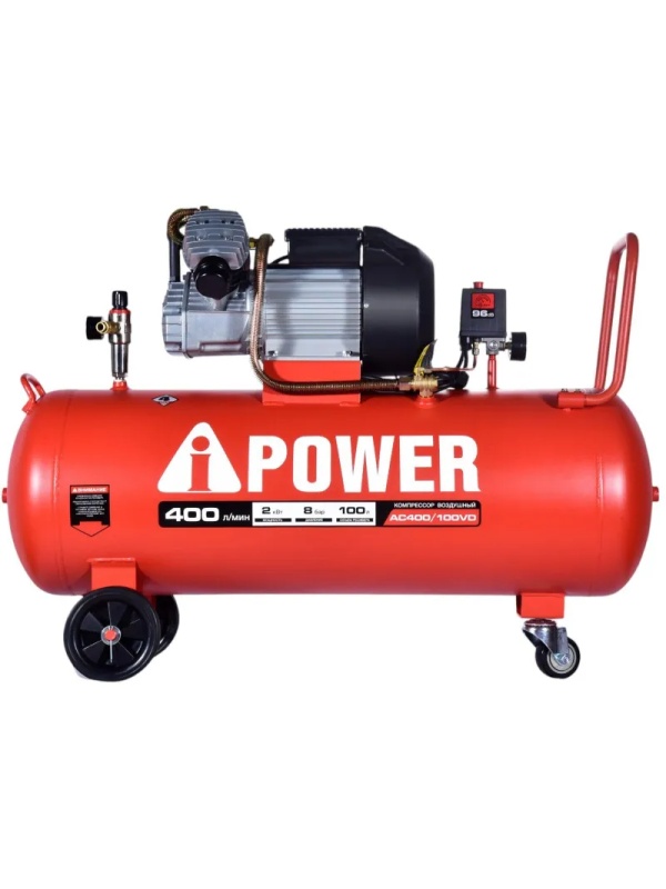 Компрессор поршневой масляный A-iPower AC400/100VD (50106)