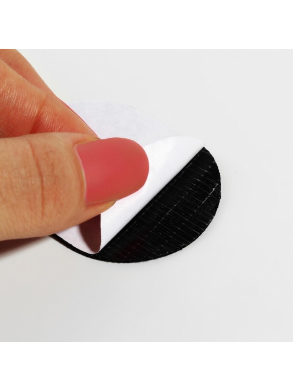 Набор заплаток для обуви, клеевые, 6 шт, цвет чёрный